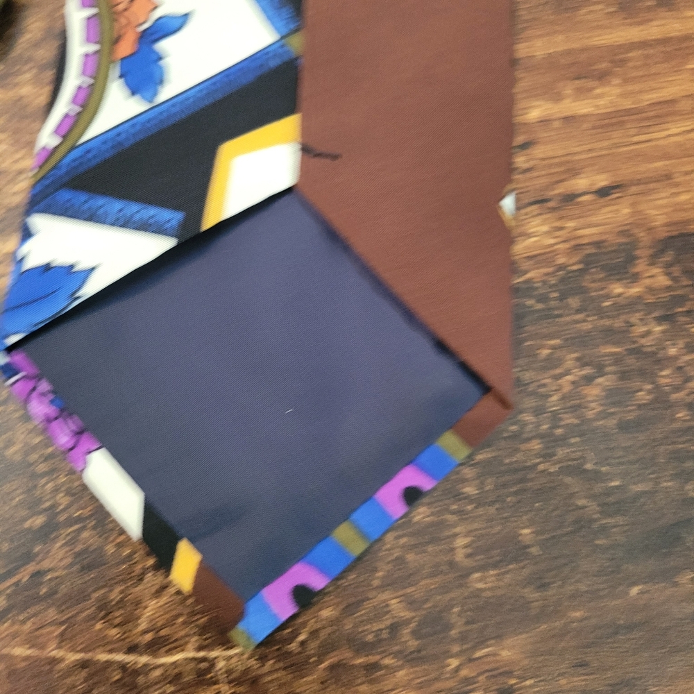 Colorful 70's Look Brothers Handmade Tie - Picture 5 of 6